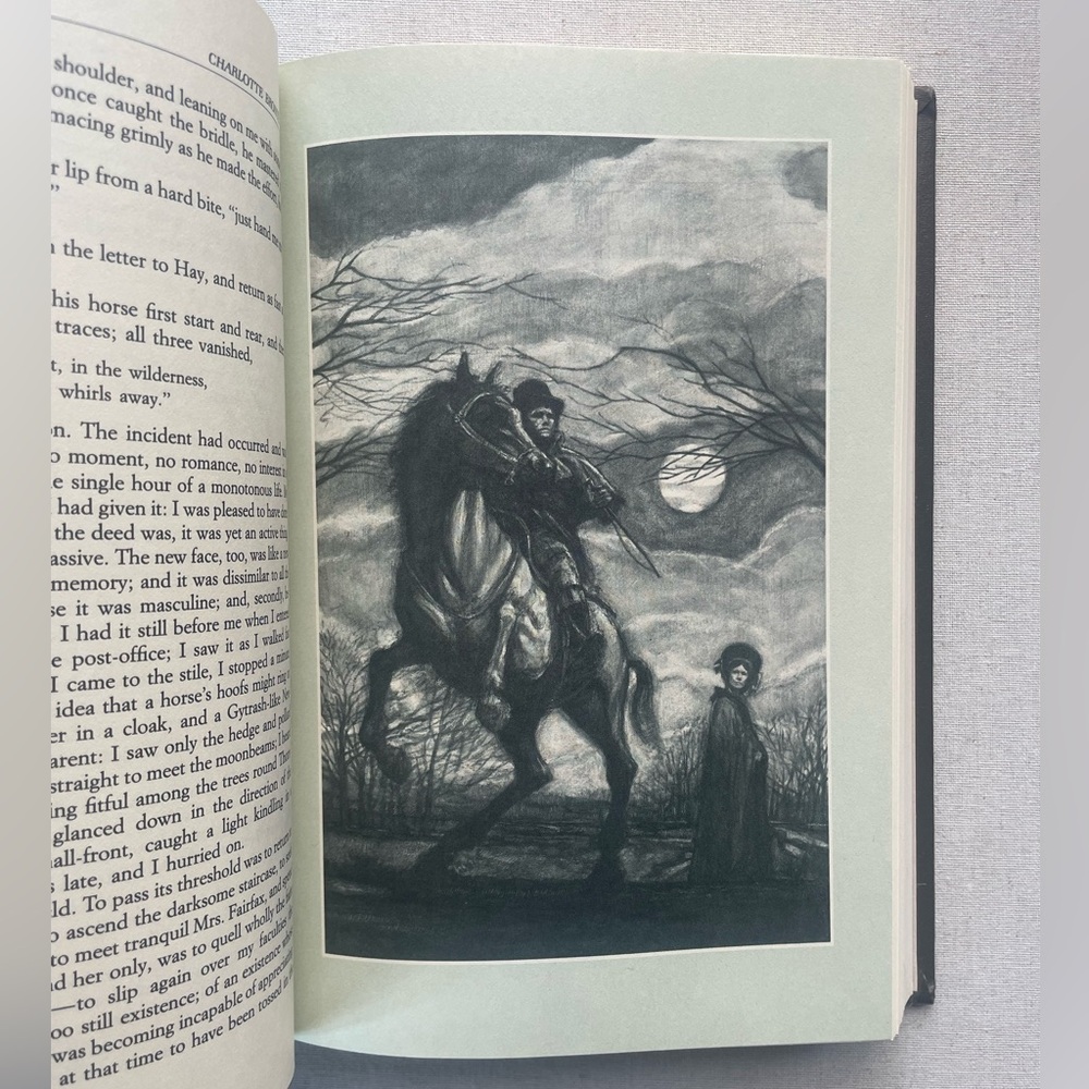 Jane Eyre by Charlotte Bronte Vintage Hardcover Book 1984 - Picture 7 of 14